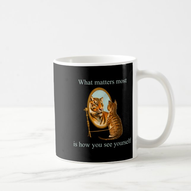 What S Most Is How You See Yourself Apparel  Coffee Mug (Right)