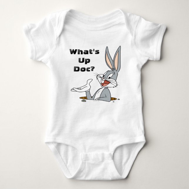 WHAT’S UP DOC?™ BUGS BUNNY™ Rabbit Hole Baby Bodysuit (Front)