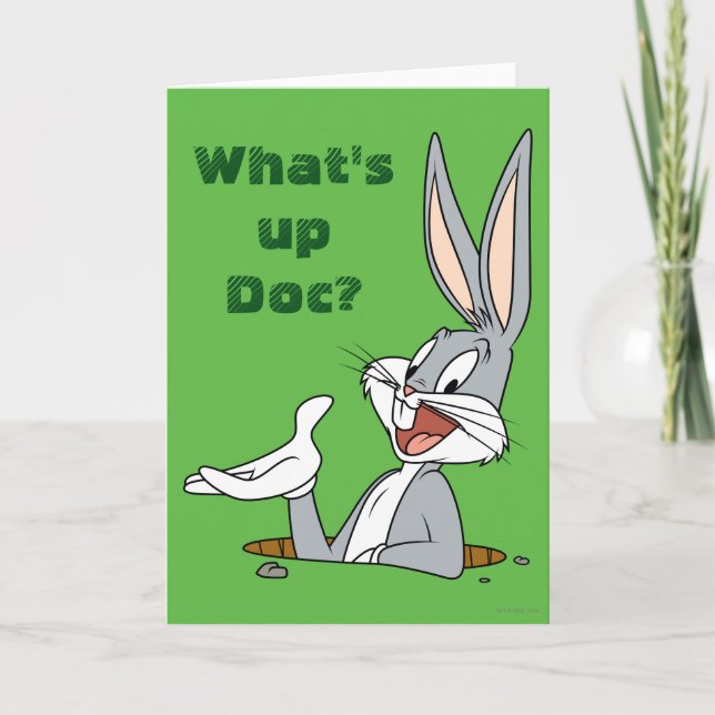 WHAT’S UP DOC?™ BUGS BUNNY™ Rabbit Hole Card (Front)