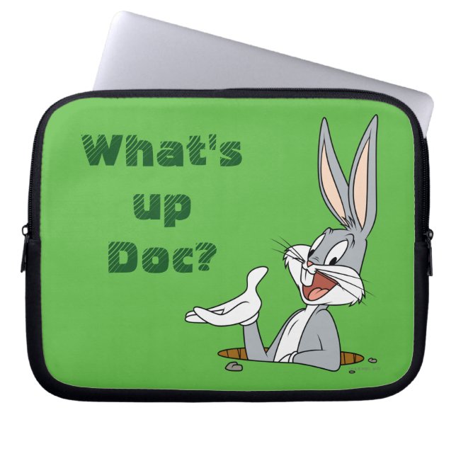 WHAT’S UP DOC?™ BUGS BUNNY™ Rabbit Hole Laptop Sleeve (Front)
