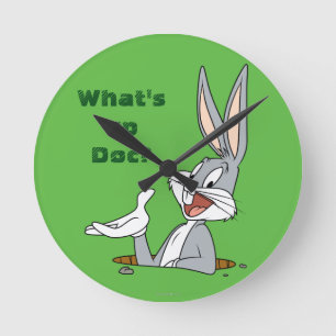 WHAT’S UP DOC?™ BUGS BUNNY™ Rabbit Hole Round Clock