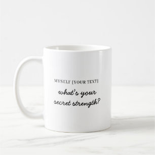 What’s Your Superpower Modern Hero Role Model Coffee Mug
