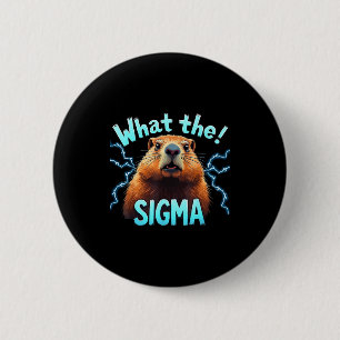 What Sigma Meme Vintage Woodchuck For Ground-hog L 6 Cm Round Badge