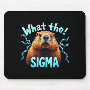 What Sigma Meme Vintage Woodchuck For Ground-hog L Mouse Pad