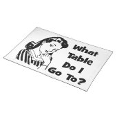 What Table Do I Go To? Placemat (On Table)