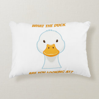 What the Duck Are You Looking At? Decorative Cushion