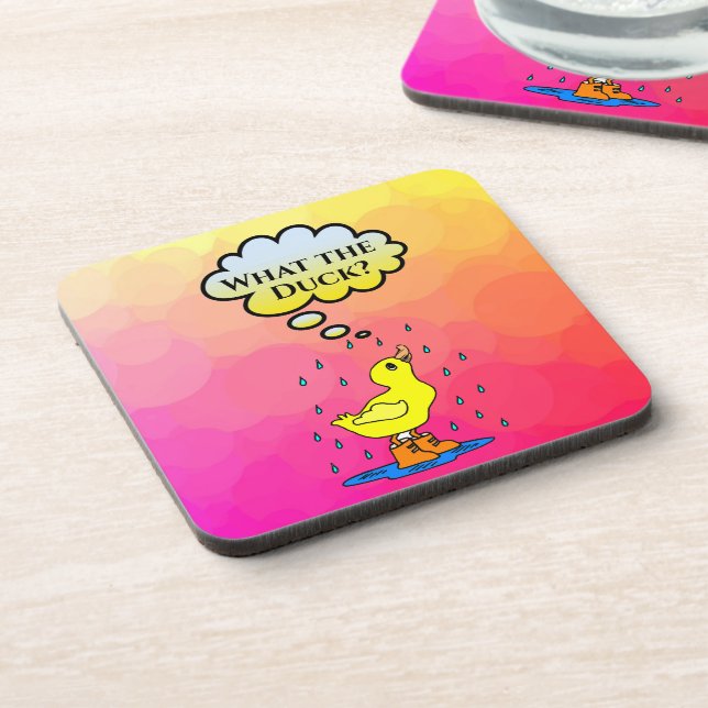 What the Duck? Beverage Coaster (Left Side)