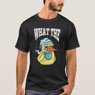 What The Duck Duck Morning Grouch Coffee Rubber Du T-Shirt