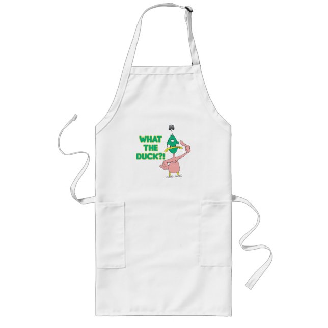 What the Duck Long Apron (Front)