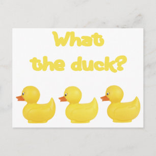 What the Duck? Postcard