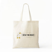 WHAT THE DUCK?! SB Tote Bag