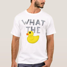WHAT THE DUCK written with duck tape