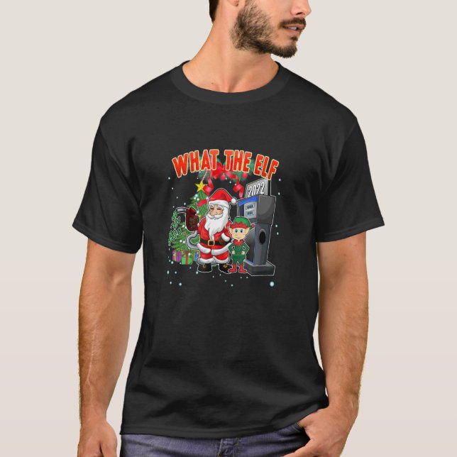 What The Elf 2022 High Gas Prices Matching Family  T-Shirt (Front)