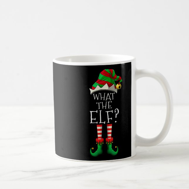 What The Elf Christmas Family Matching Group Fun  Coffee Mug (Right)