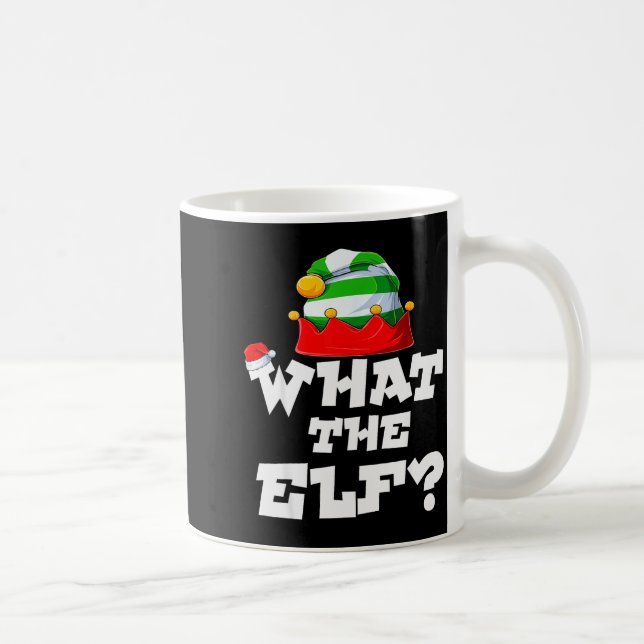 What The Elf _ Family Matching Christmas Group Paj Coffee Mug (Right)
