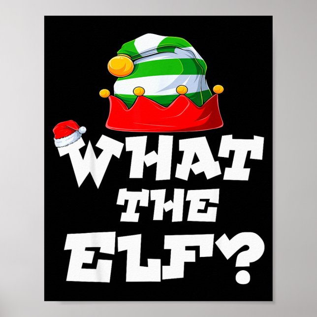 What The Elf _ Family Matching Christmas Group Paj Poster (Front)