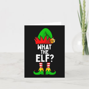 What The Elf Matching Family Christmas  Card