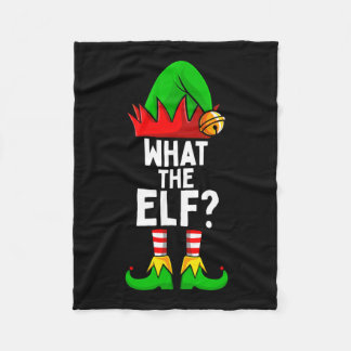 What The Elf Matching Family Christmas  Fleece Blanket