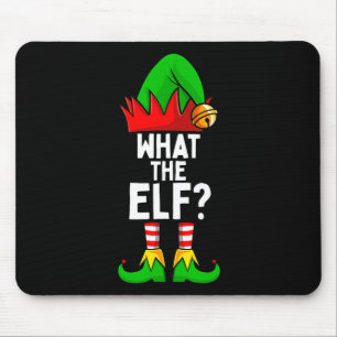 What The Elf Matching Family Christmas Mouse Pad