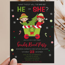 What the Elf Will the Baby Be Gender Reveal