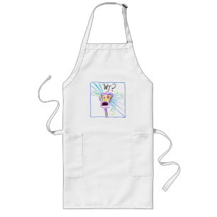 WHAT THE ?? EMOJI Meemogie Long Apron