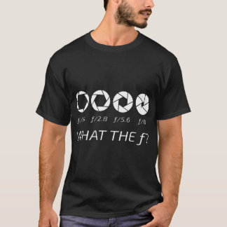 what the F photographer t-shirts