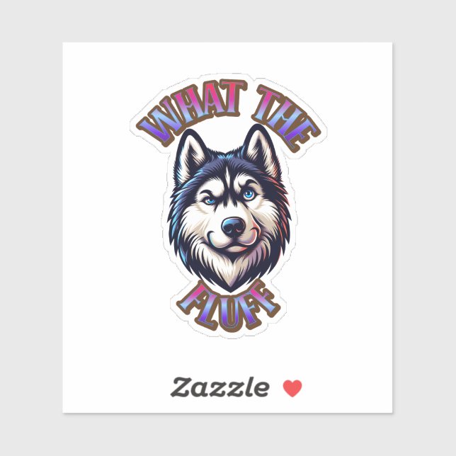 What The Fluff Paw Print Magnet (Sheet)