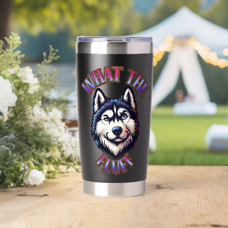 What The Fluff Paw Print Magnet Insulated Tumbler