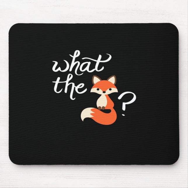 What The Fox Baby Mouse Pad (Front)