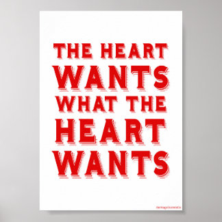 What the Heart Wants Poster