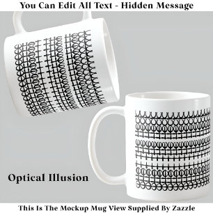 What The Heck Hidden Message 129BW Funny Quote Mug
