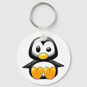 What the Heck Penguin Key Ring