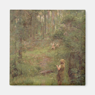 What the Little Girl Saw in the Bush, 1904 Magnet