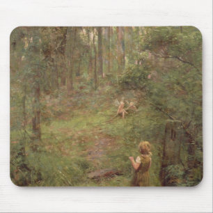 What the Little Girl Saw in the Bush, 1904 Mouse Pad