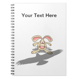 What the...? Rabbit Cartoon Notebook