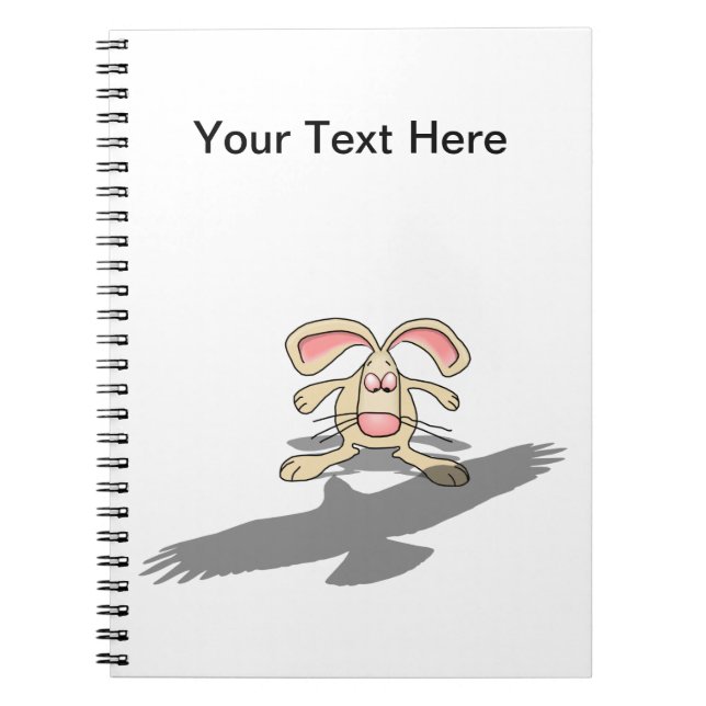What the...? Rabbit Cartoon Notebook (Front)