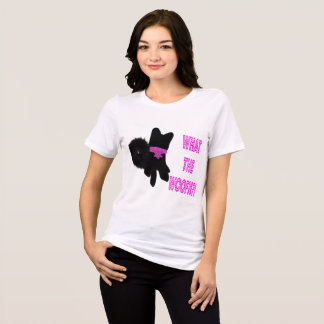 What the woof funny dog Tri-Blend shirt
