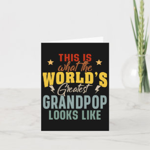 What The World's Greatest Grandpop Looks Like Fath Card