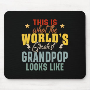 What The World's Greatest Grandpop Looks Like Fath Mouse Pad