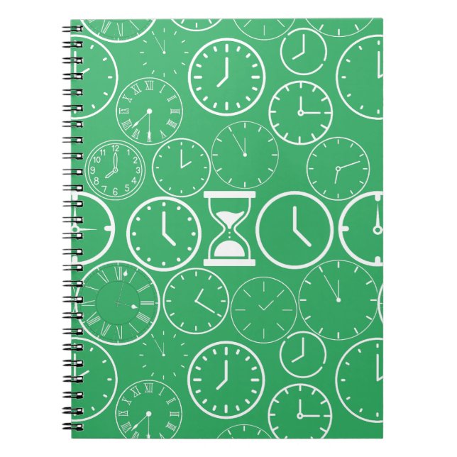 What time is it.b Green BG Notebook (Front)
