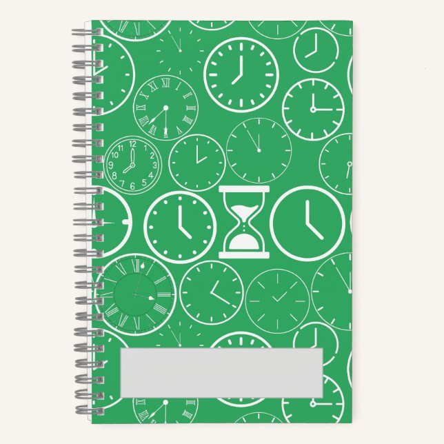 What time is it.b Green BG Notebook (Front)