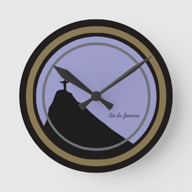 what time is it? corcovado round clock (Front)
