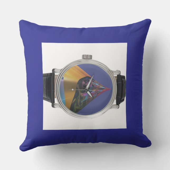 What Time Is It? Decorative  Cushion (Back)
