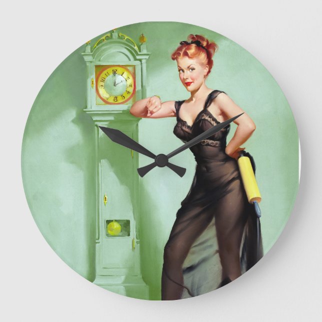 What Time Is It? Pin Up Large Clock (Front)