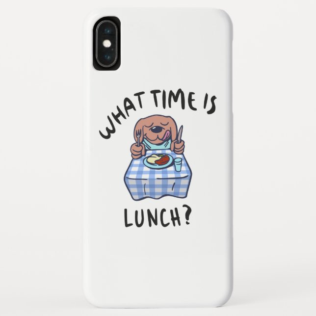 What time is lunch Case-Mate iPhone case (Back)