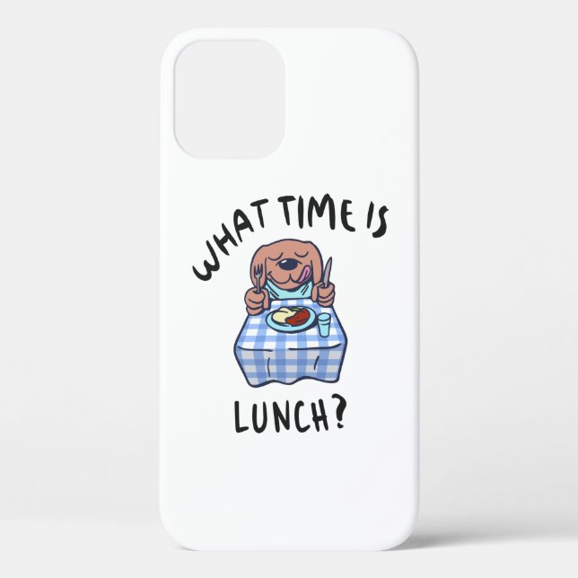 What time is lunch Case-Mate iPhone case (Back)