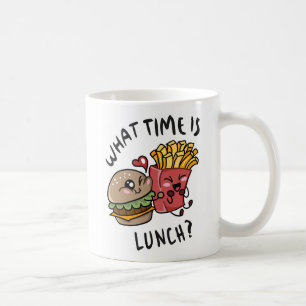What time is lunch coffee mug