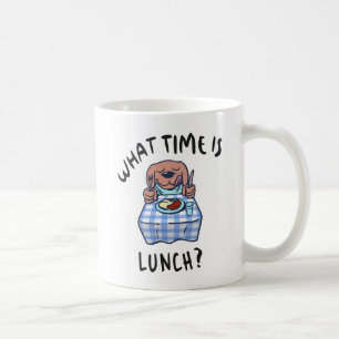 What time is lunch coffee mug