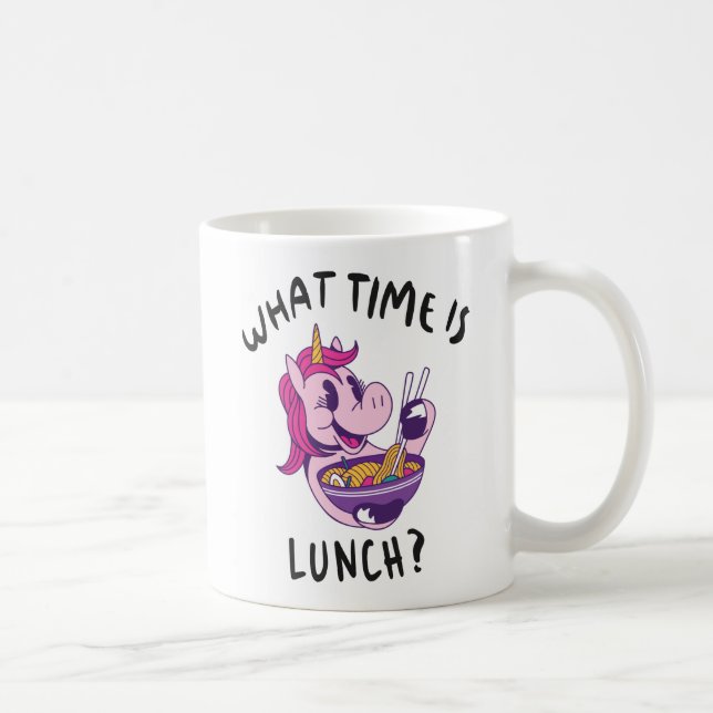 What time is lunch coffee mug (Right)