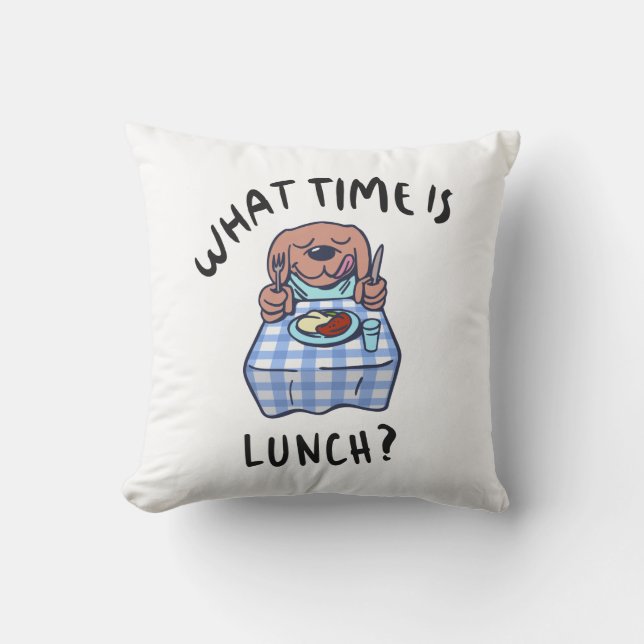 What time is lunch cushion (Front)